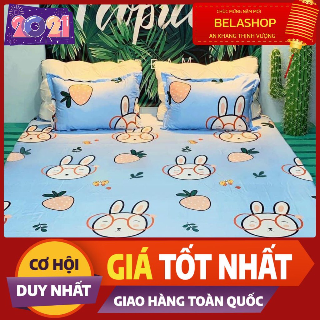[HCM]Drap ga trải giường đệm dày 10cm 15cm 20cm chát chọn mẫu Mã 1458
