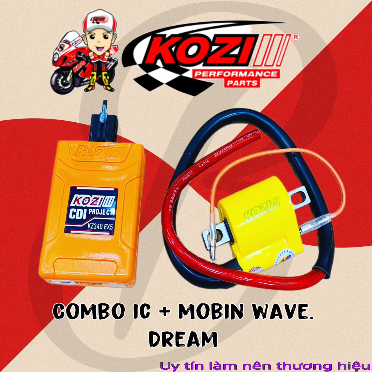 IC độ nhẹ KOZI wave , dream mở tua
