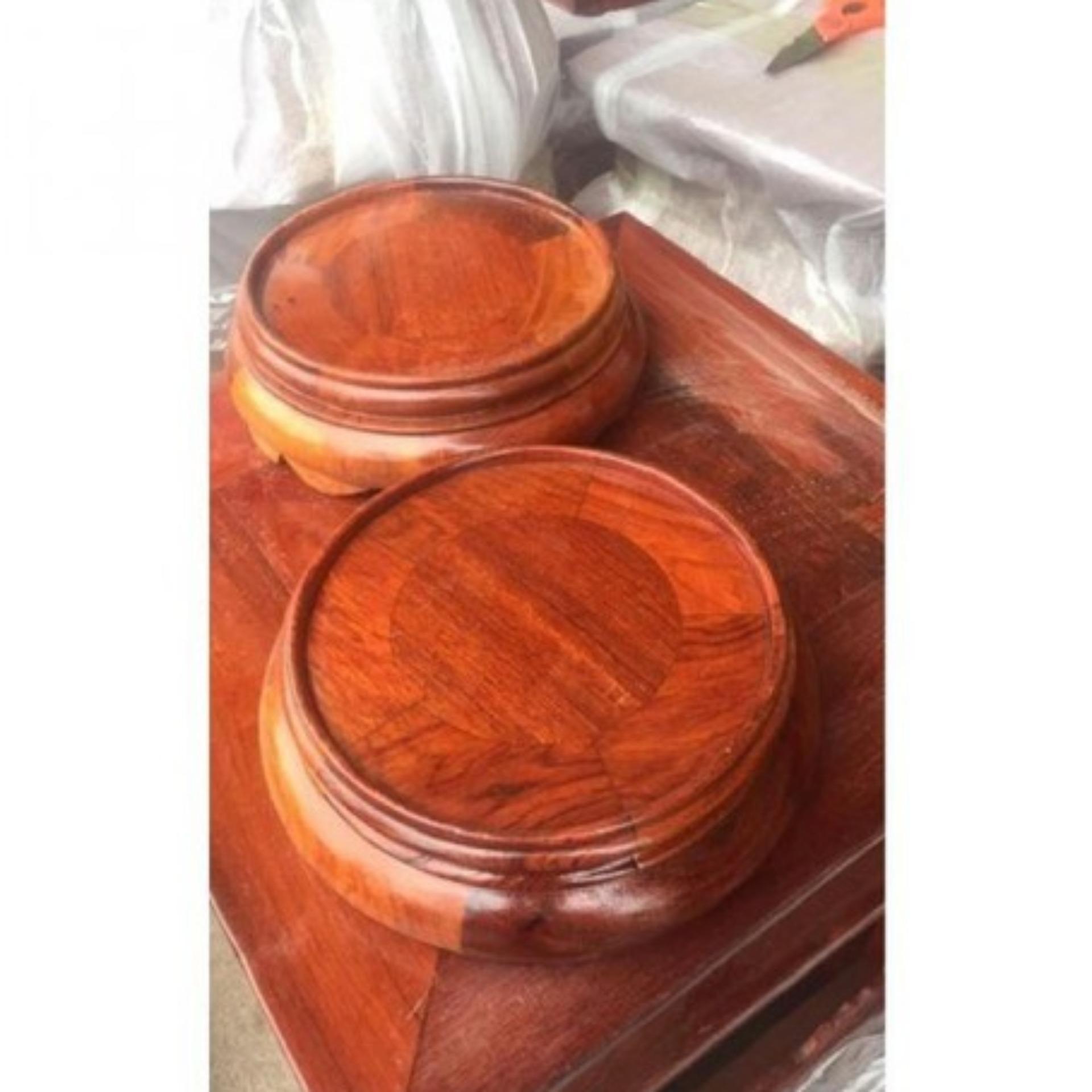 Chân đế để bát nhang gỗ hương