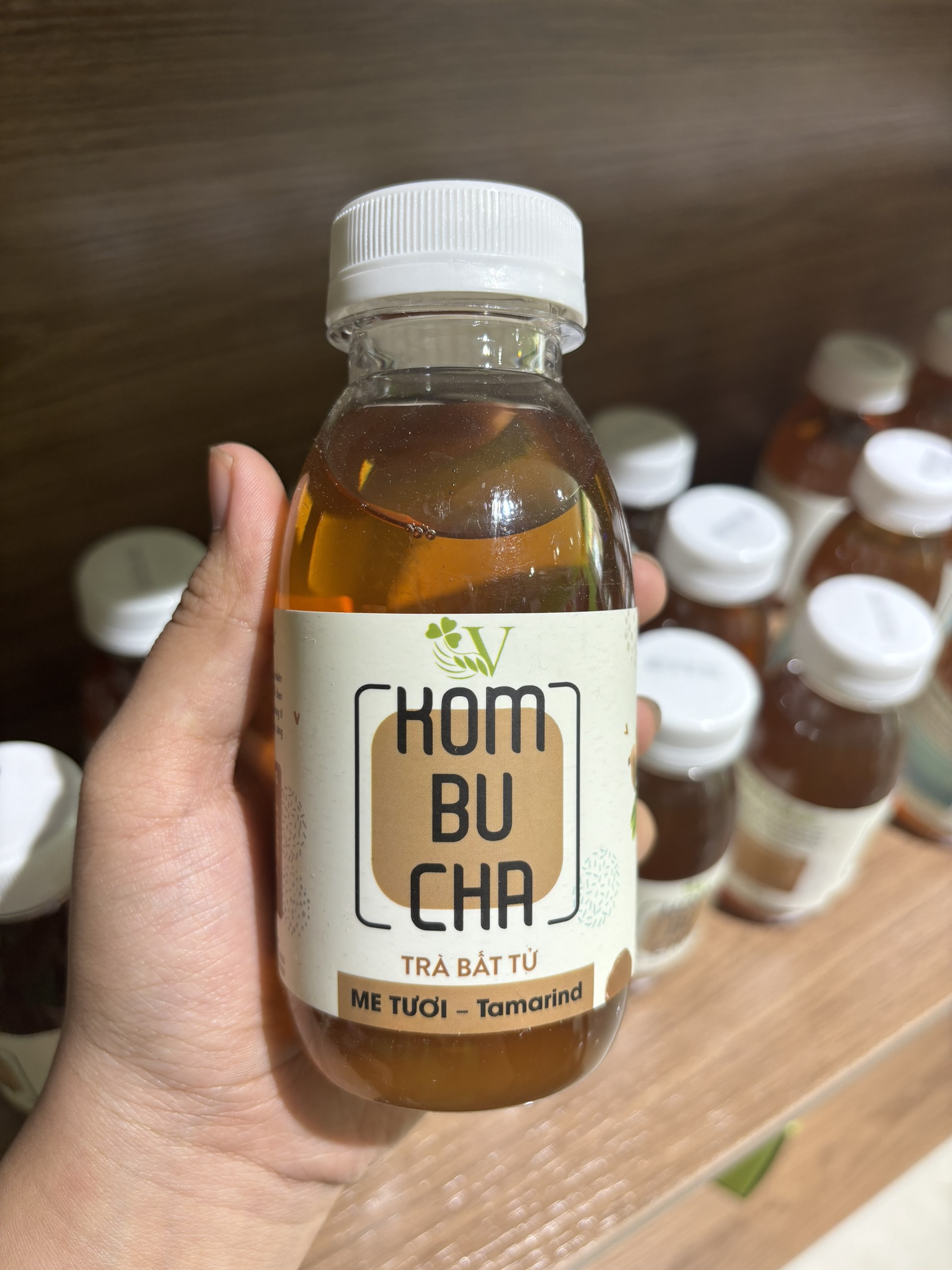 Trà hoa quả Kombucha - trà bất tử hữu cơ dưỡng sinh vị Chanh tươi mật ong, Chanh leo, Trà bí đao, Me tươi, Dừa tươi Kombucha Light 250ml