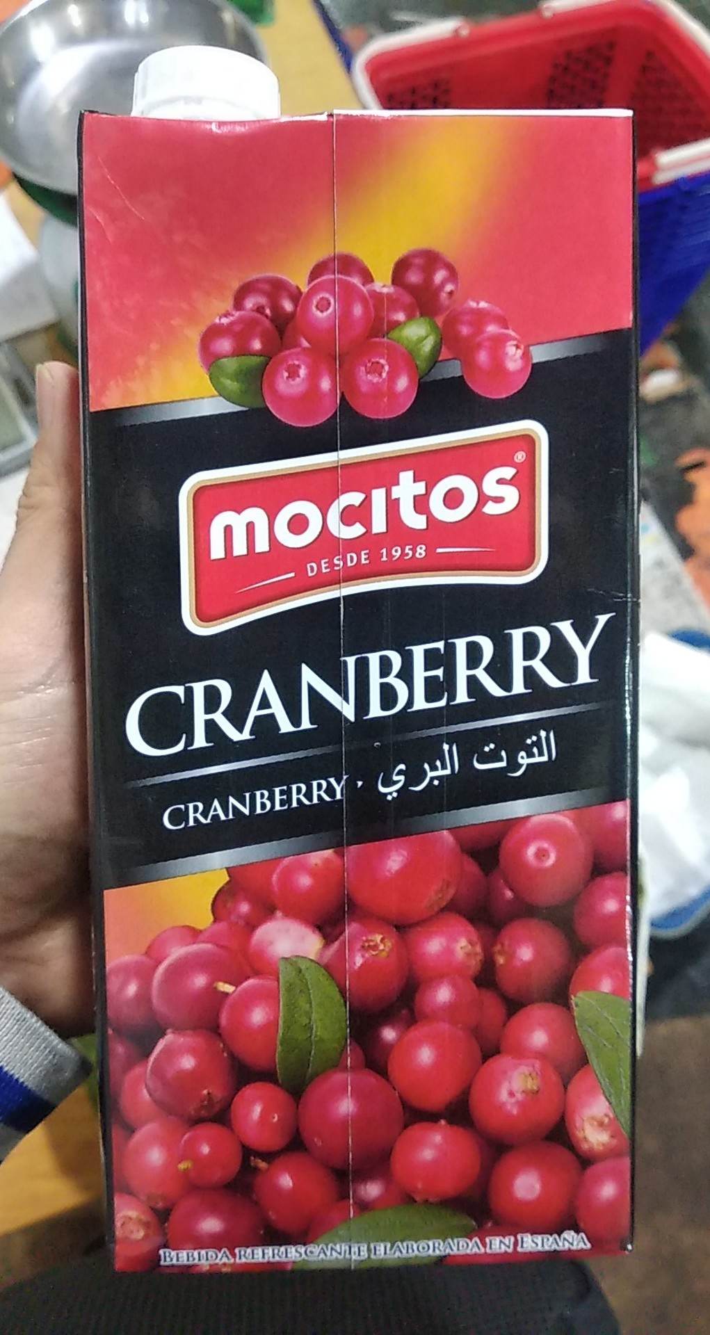 Nước ép nam việt quất Cranberry Juice Mocitos 1L