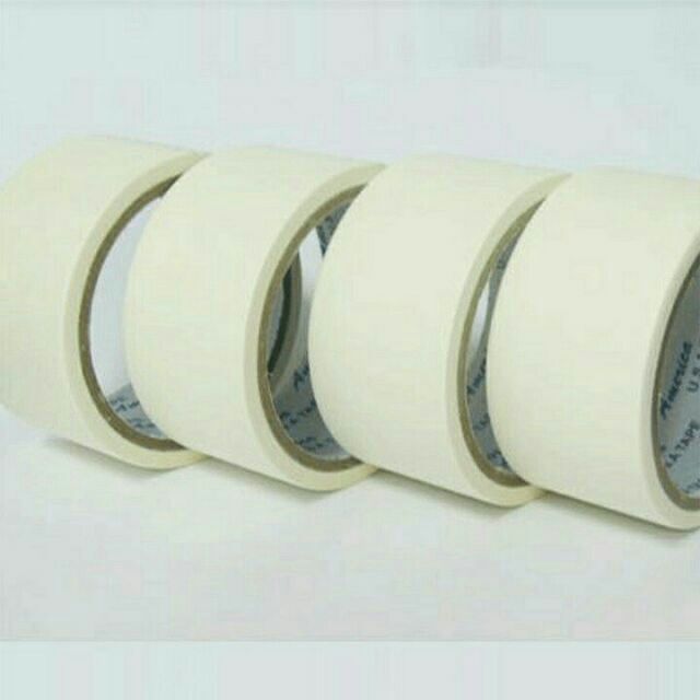 Băng Keo Giấy World Tape Size 12-24-48mm Dài 14.4m Màu Trắng