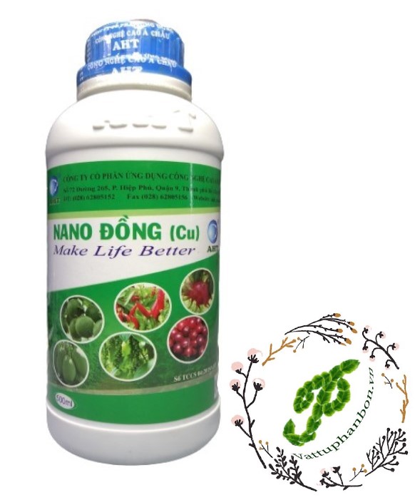 Phân Bón Vi Lượng Nano Đồng (Cu) AHT - #347A# 500ml