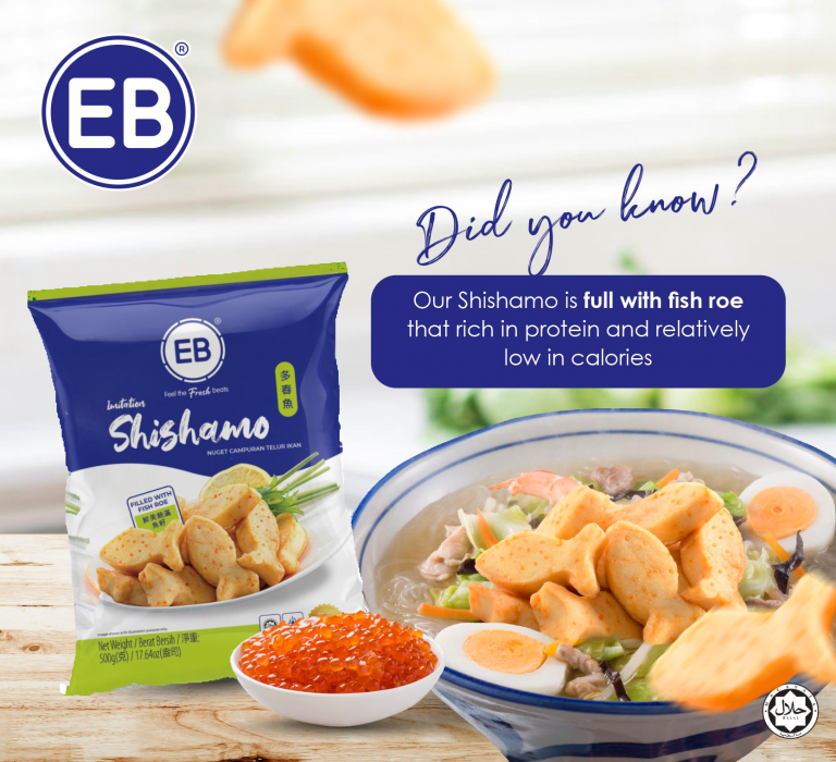 [ Tokbokki store] Đậu Hủ Trứng Cá Shishamo EB Malaysia 500g