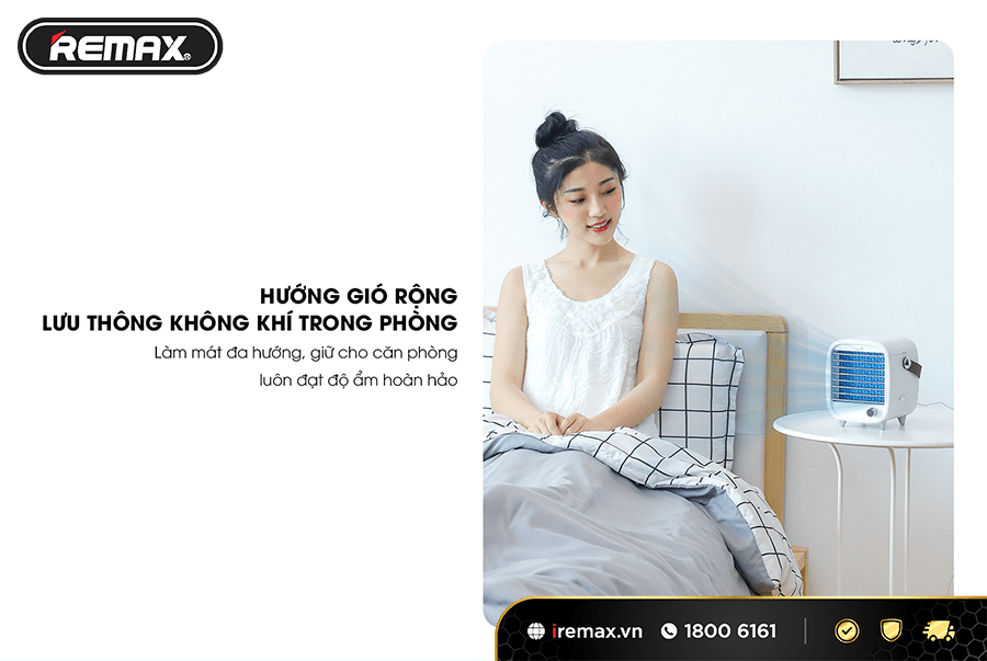 Quạt đá Quạt điều hòa Remax F35