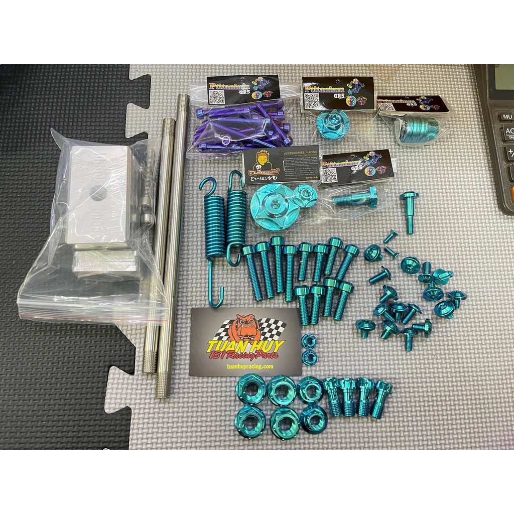 Combo Full Xe Wave Dream Sirius Future WaveA17-21 Ốc Titan GR5 Cao Cấp