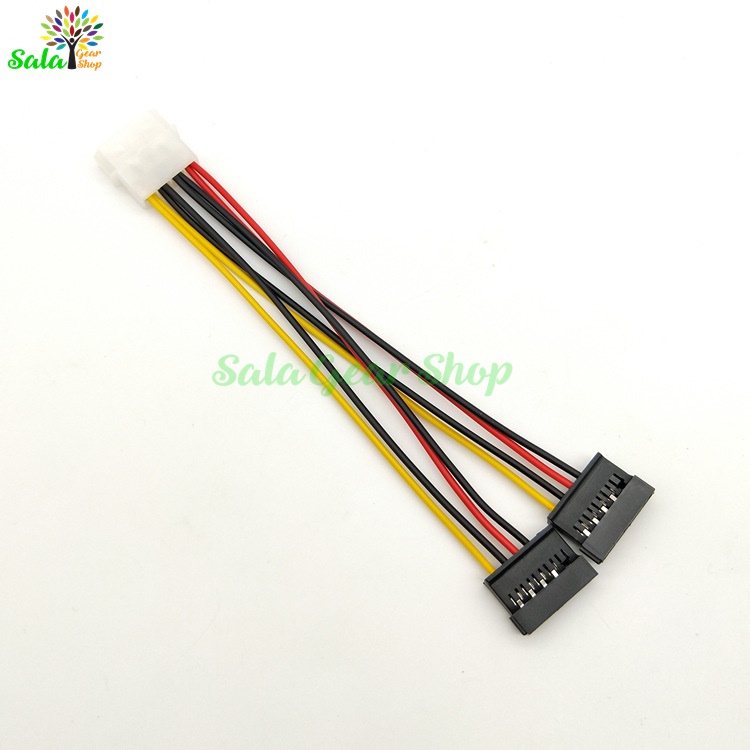 Dây chia nguồn 4Pin Molex ra 2 Chân SATA