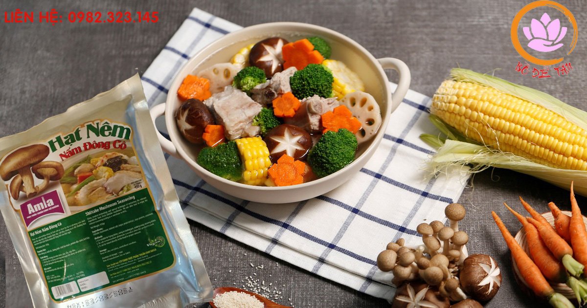 HẠT NÊM CHAY NẤM ĐÔNG CÔ AMLA 450GAM