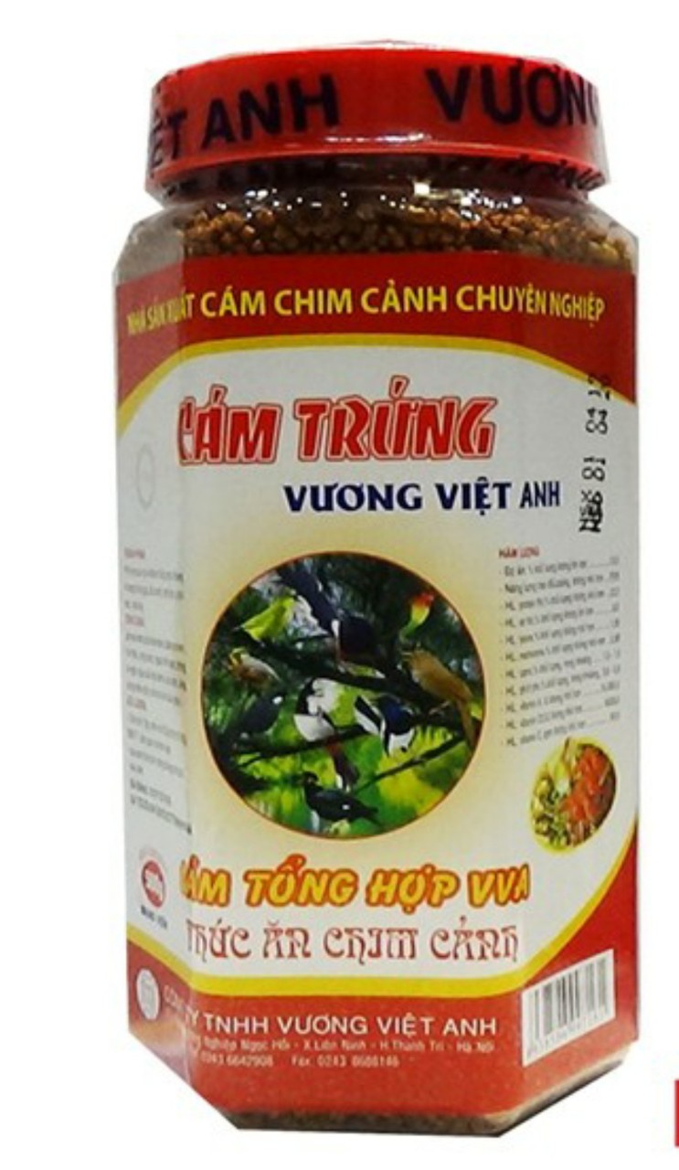 Combo 2 hũ cám vương việt anh: Mi, khướu, mào, chòe, tổng hợp(hũ 500g) tằng 1 thìa châm thức ăn