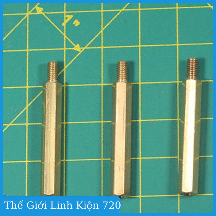 Combo 10 cọc đồng 3cm và 10 ốc 3mm
