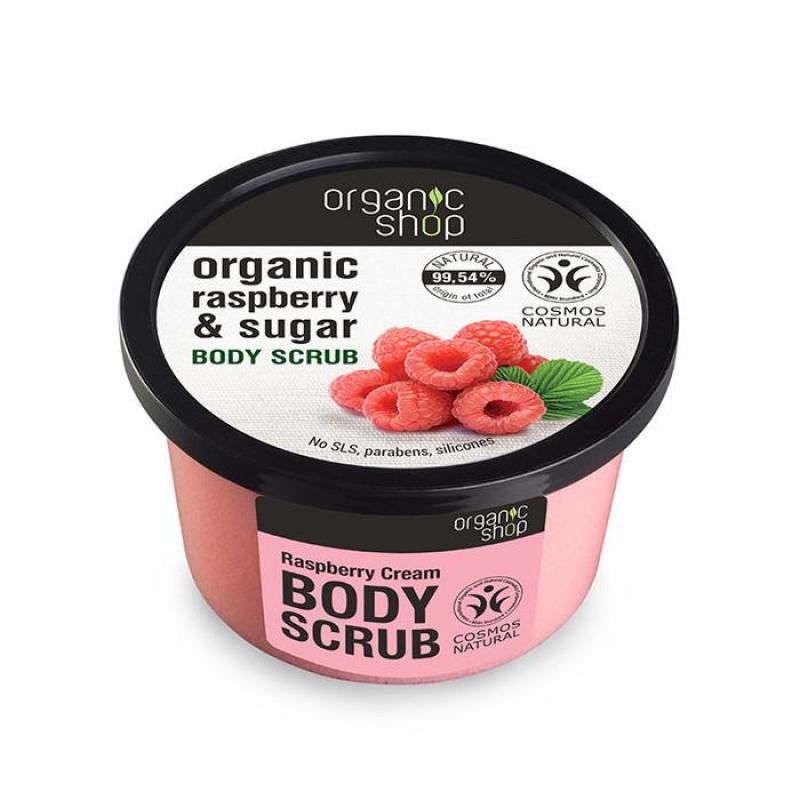 Tẩy Tế Bào Chết Toàn Thân Organic Shop Organic Raspberry & Sugar Body Scrub 250ml nhập khẩu