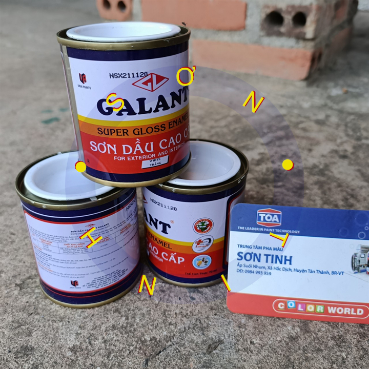 SƠN DẦU GALANT MÀU Trắng 70ML