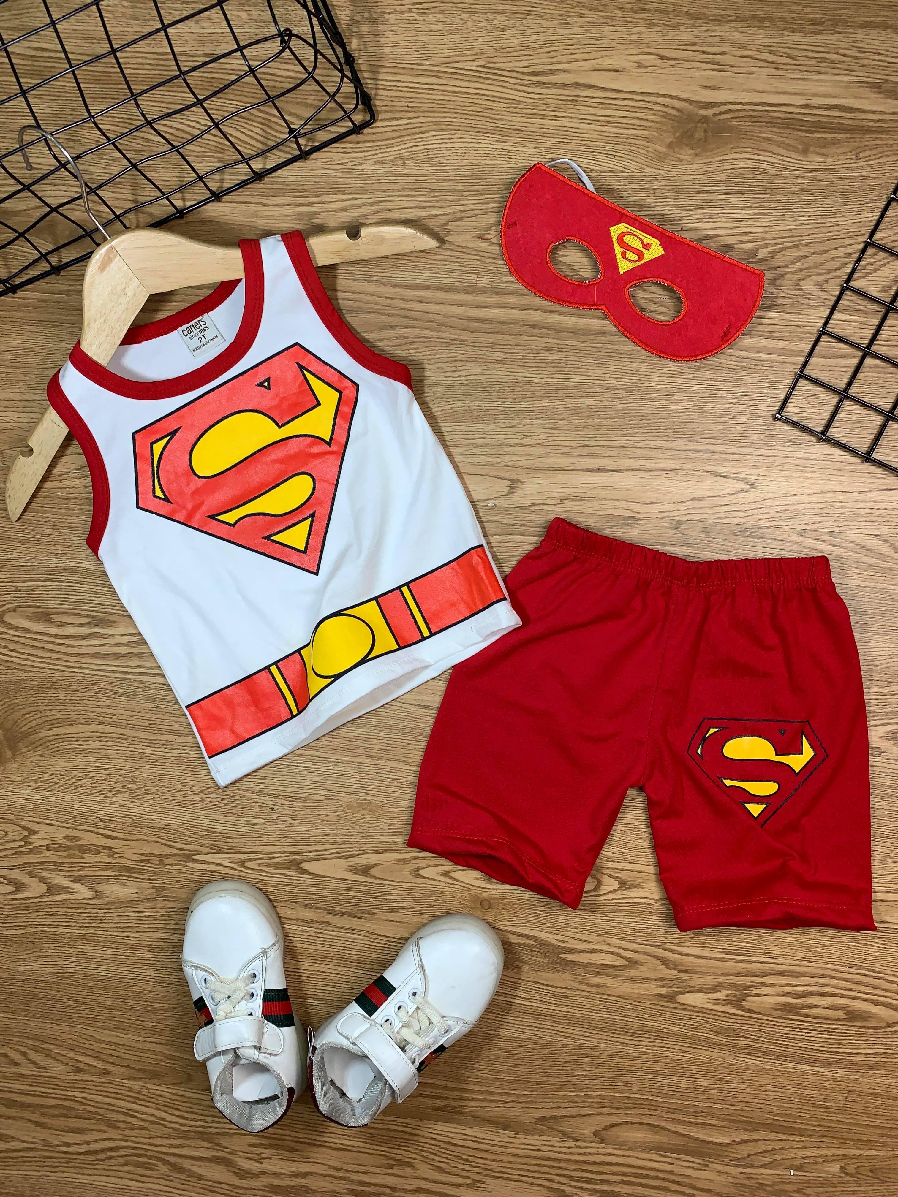 [HCM]set 3 bộ sác nách bé trai toàn hình hót size 2-8 cho bé từ 7- 23kg - bộ quần áo bé trai