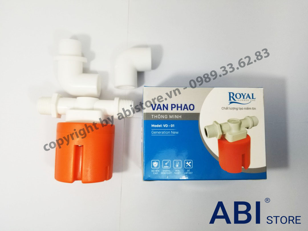 Van phao thông minh PT-ST và VD-01 bảo hành chính hãng 1 năm cho mọi loại két nước bồn cầu, van phao chống tràn bể nước