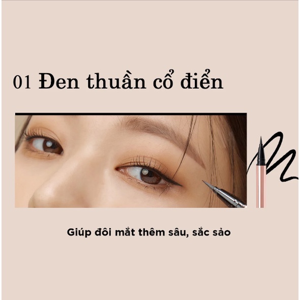 Black Rouge Kẻ Mắt Power Proof Pen Liner