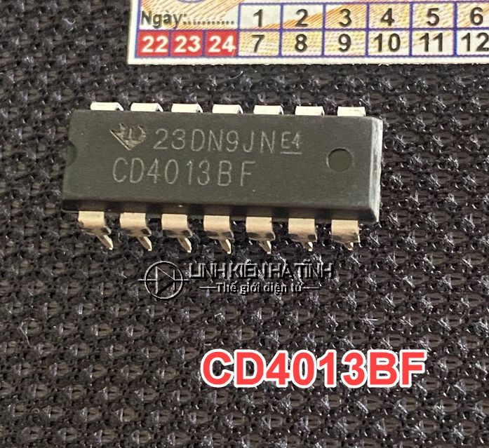 Lktt túi 5 con ic cd4013be cd4013 dip-14 tương đương hcf4013 hef4013