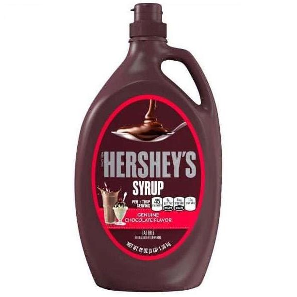 Sốt Socola Syrup Hershey's Genuine Chocolate Flavor chai 1360g