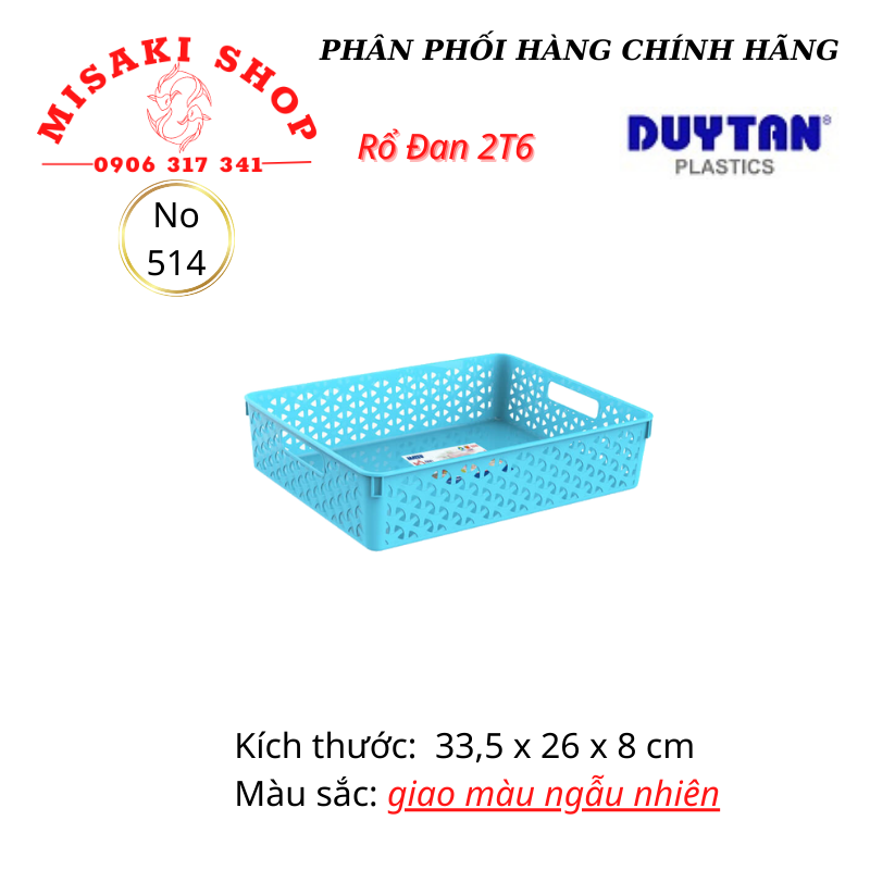 [HCM]Combo 05 Rổ Đan 2T6 DT514 Duy Tân | MISAKISHOP