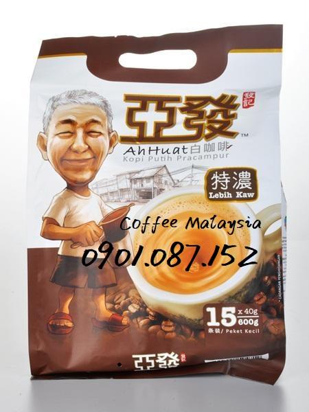 Ah huat White Coffee Extra Rich Cà phê trắng đậm đà