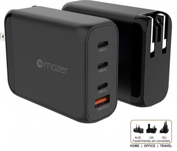Củ Sạc MAZER Infinite.Boost GAN120W ( Kèm cáp c to c 100W)