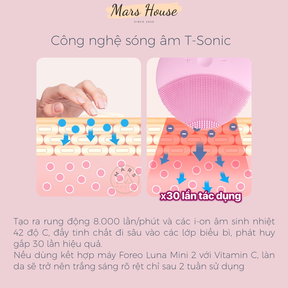 Máy Rửa Mặt Foreo Luna Mini 2