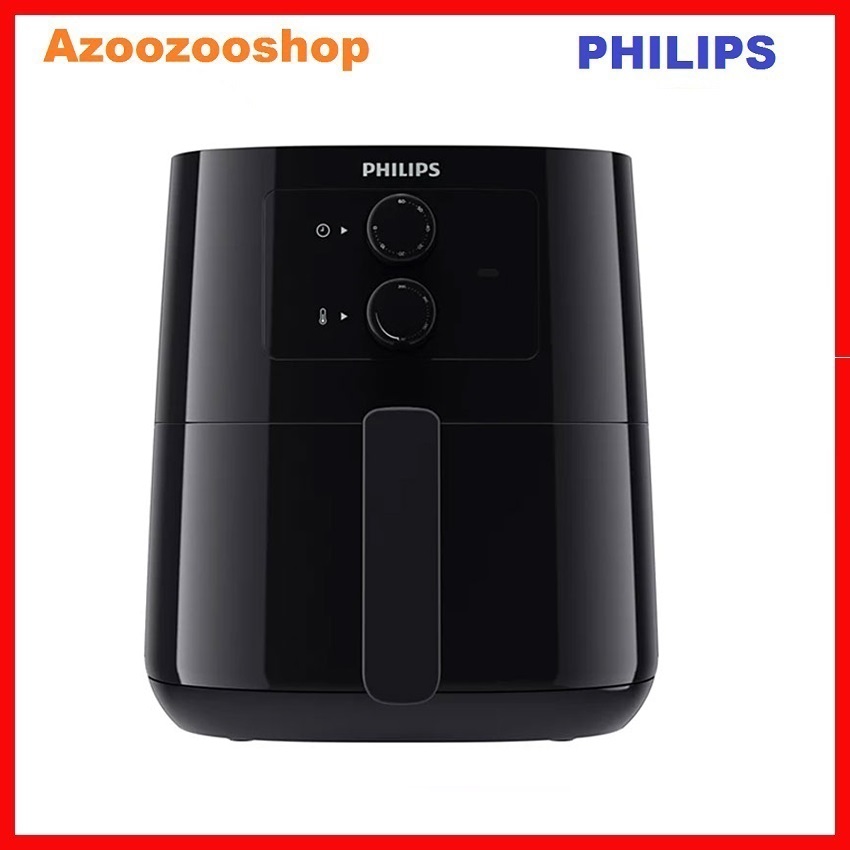 Nồi chiên không dầu Philips HD9200 - Lòng nồi 4.1L giỏ nướng 2.2L (Đen) - Hàng phân phối chính hãng Bảng điều khiển cơ Bảo hành 24 tháng Công nghệ Rapid Air giảm đến 90% dầu mỡ