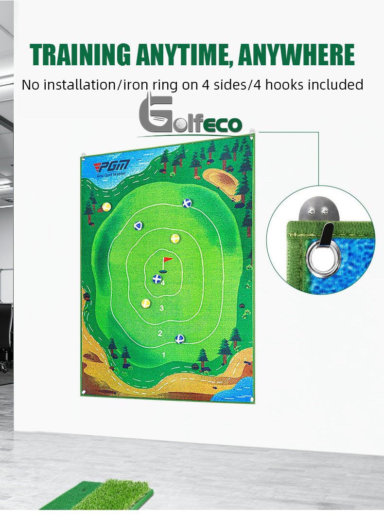 [Genuine] Sticky Target Swing Practice Mat (Free 10 Spinning Balls)