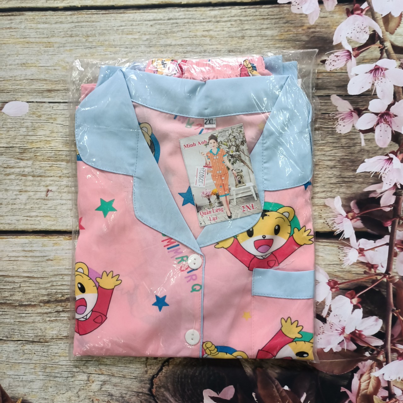 BỘ LỬNG PIJAMA VẢI LỤA SIÊU MÁT MÙA HÈ
