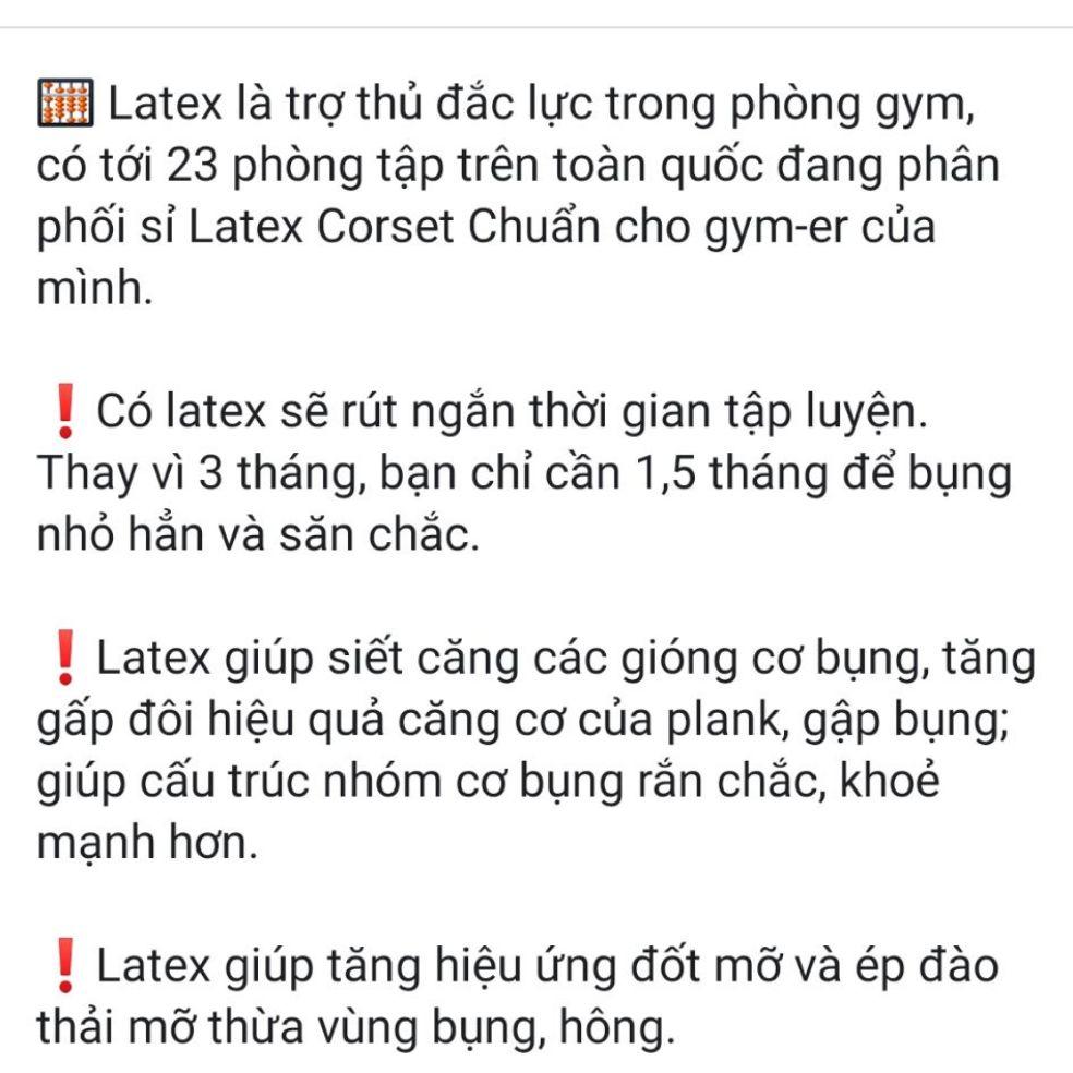 (SẴN HÀNG IB) ĐAI NỊT BỤNG GIẢM EO LATEX, ĐỊNH HÌNH VÒNG EO THON ĐẸP