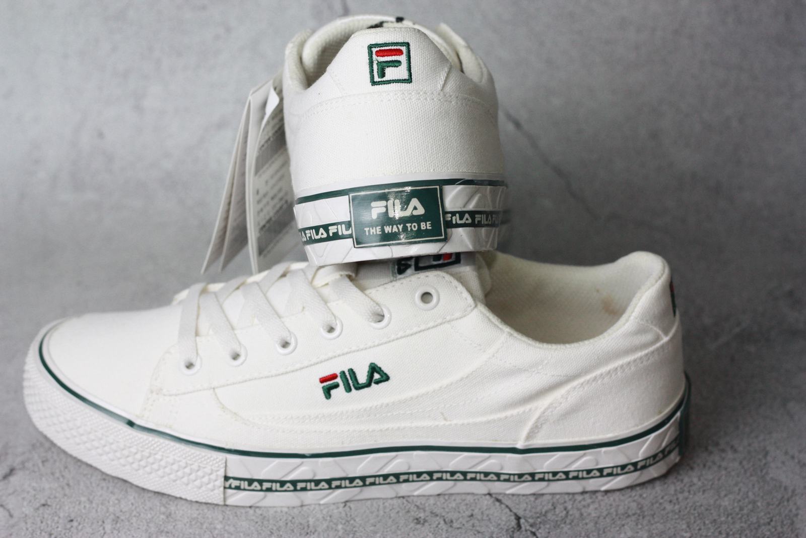 ❁❁❁ [Hàng Auth - trắng chỉ xanh] ❁ Fila Classic Center Court B - cổ điển ❁❁❁