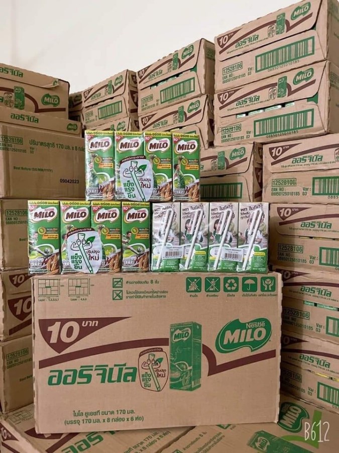 Sữa Milo Thái Lan siêu thơm ngon thùng 48h x 180ml