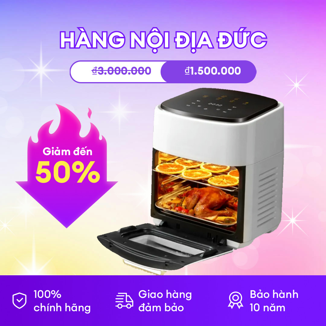 ( 15 Lít) Nồi chiên không dầu của Đức