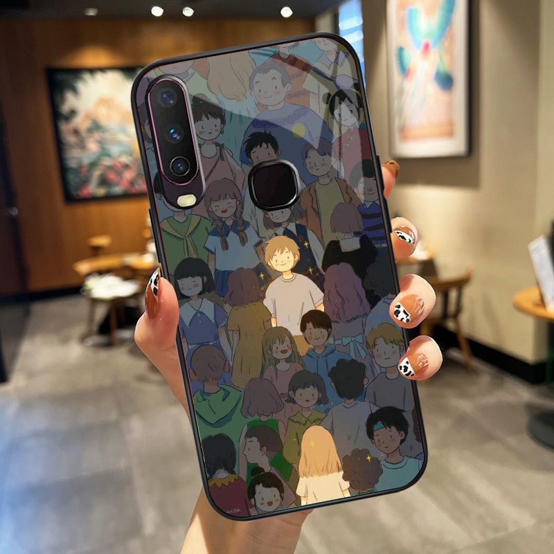 Ốp Lưng VIVO Y11,Y12,Y15,Y17,Y19,U10 mặt kính cường lực cao cấp, ốp đôi