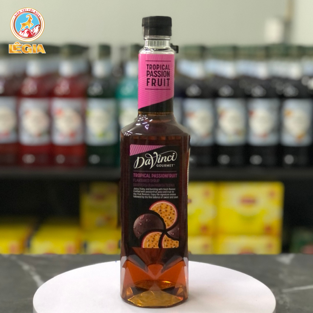 SIRO DAVINCI CHANH DÂY 750ML - DAVINCI TROPICAL PASSION FRUIT SYRUP