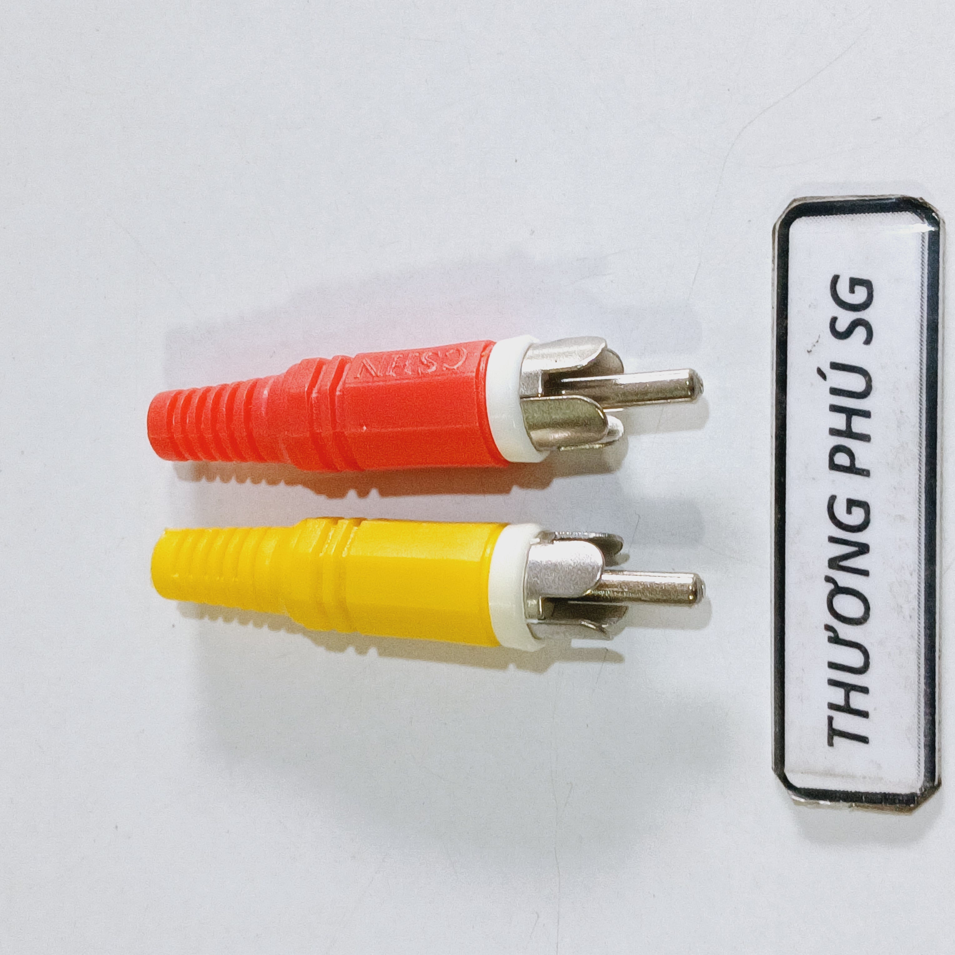 Đầu âm thanh AV / Chuẩn hàn dây AV  (1 Cặp 2 Cái)