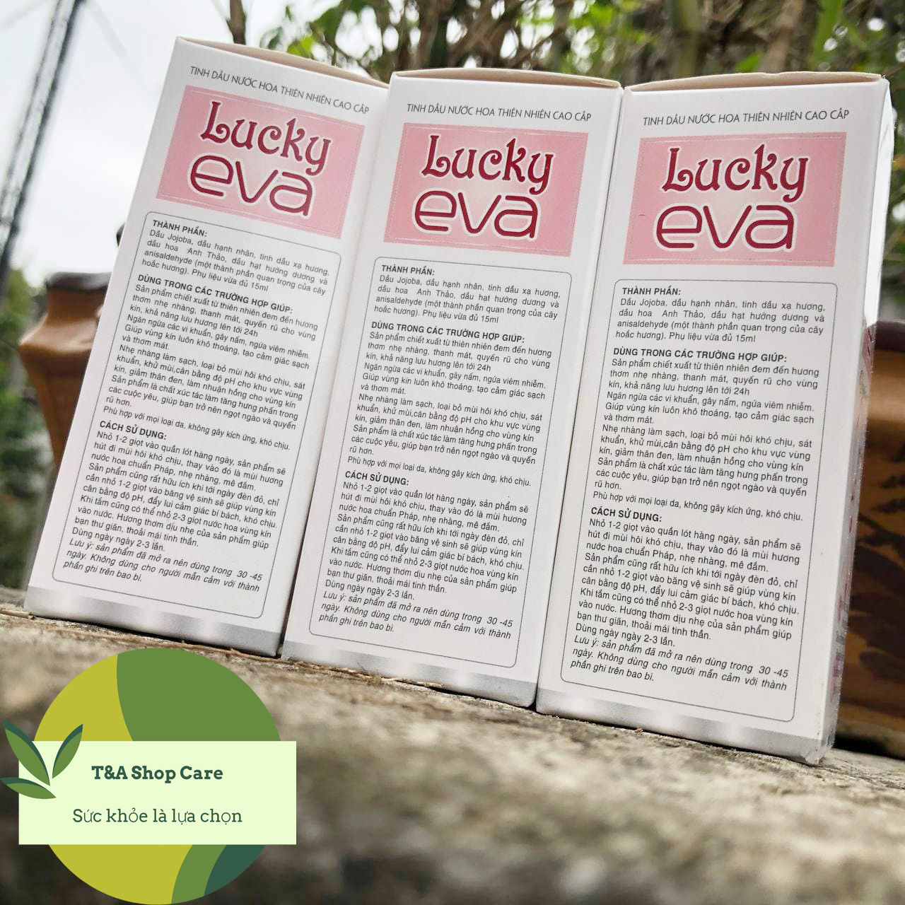 Nước hoa vùng kín Lucky Eva chai 15ml