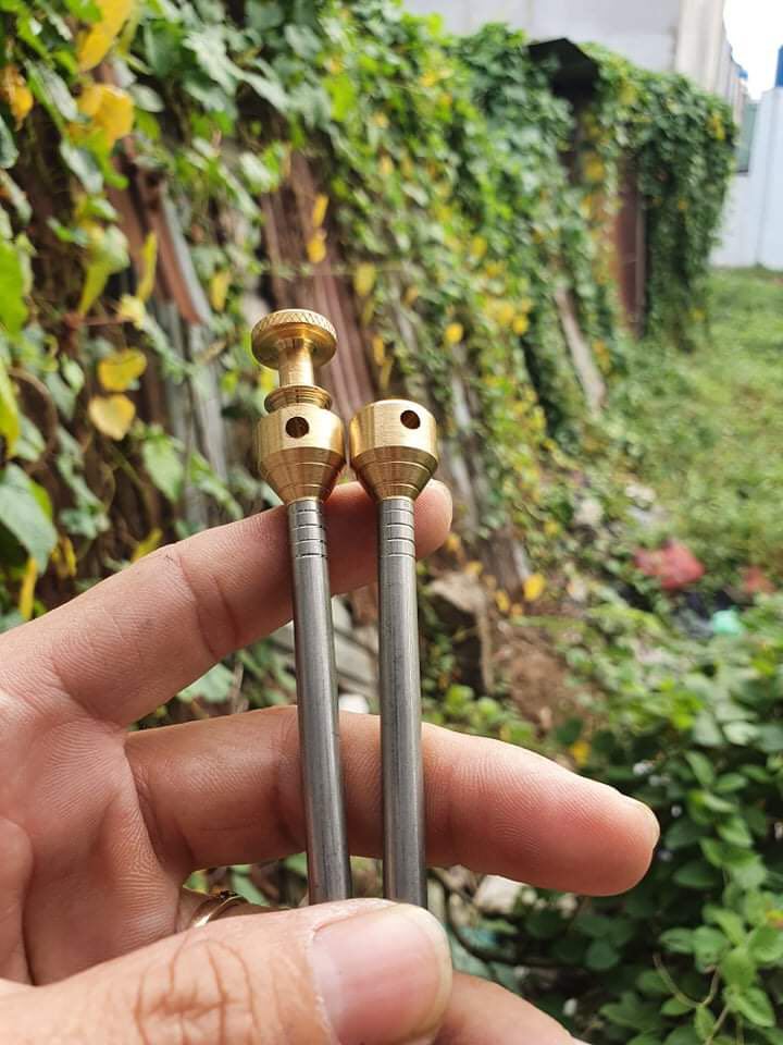 [HCM]Cặp cọc mồi trần cao cấp chim cu gáy.