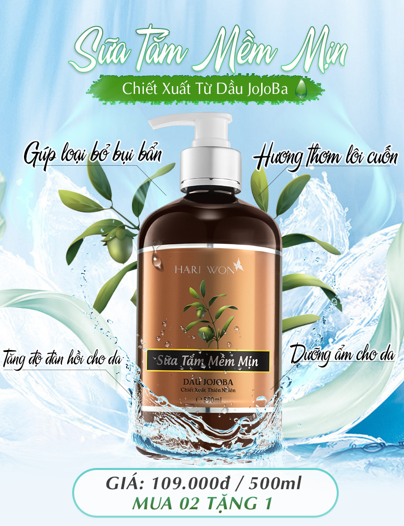 [MUA 2 TẶNG 1] SỮA TẮM MỊN DA JOJOBA