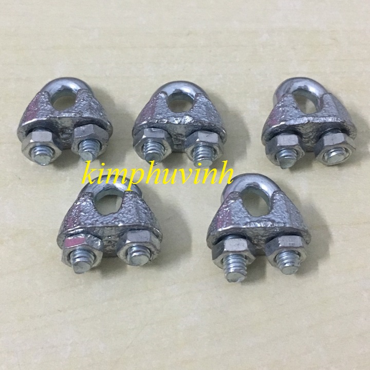 05 CÁI ỐC SIẾT CÁP 5ly - KHÓA CÁP - CÓC KẸP CÁP 5Li