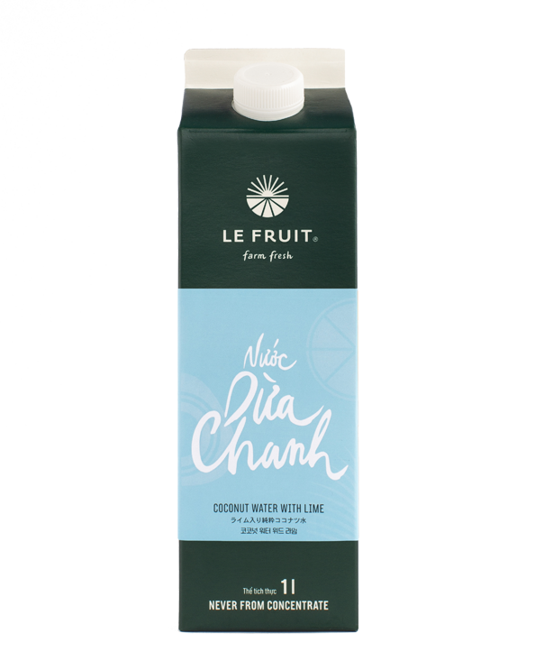 Hộp Nước Ép Dừa Chanh Le Fruit 1L