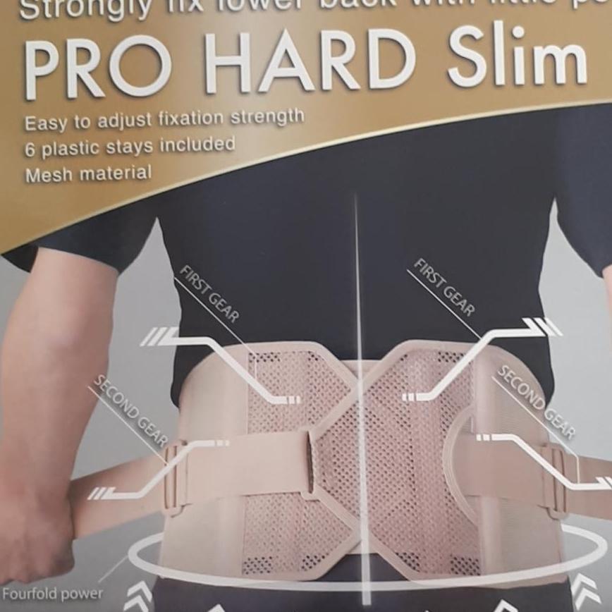 Đai cố định lưng Bonbone Pro Hard Slim Black