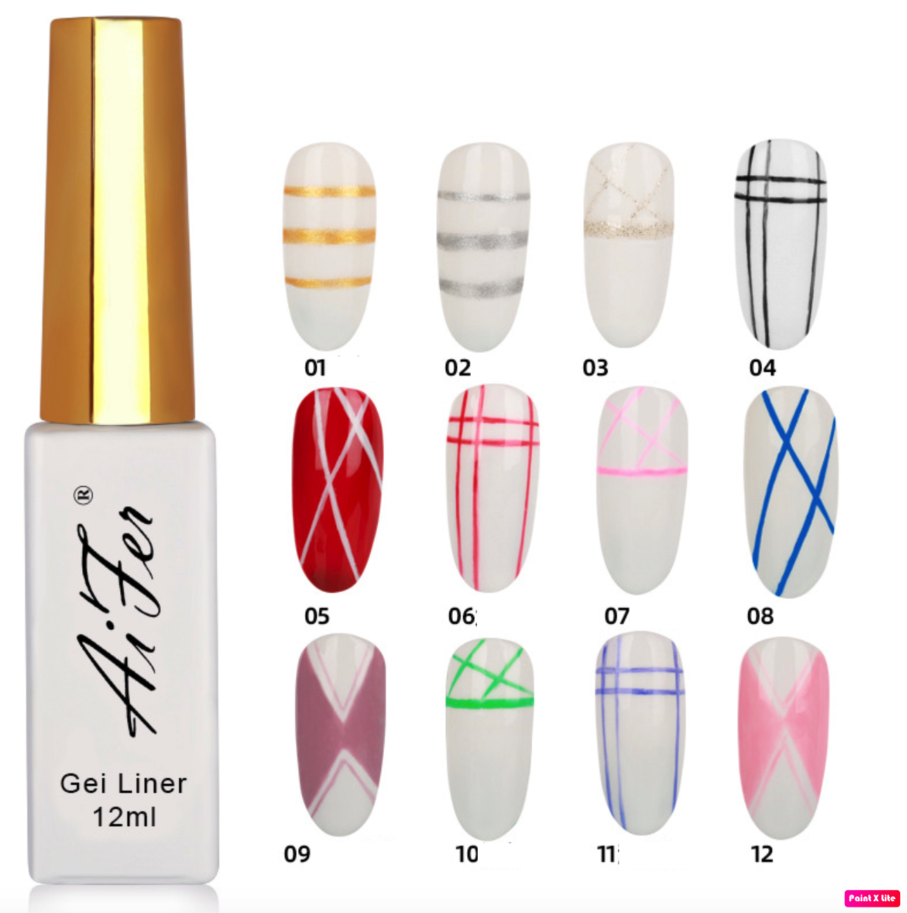 [HCM]Gel Cọ Nét Aifer 12ml Dùng Vẽ Móng
