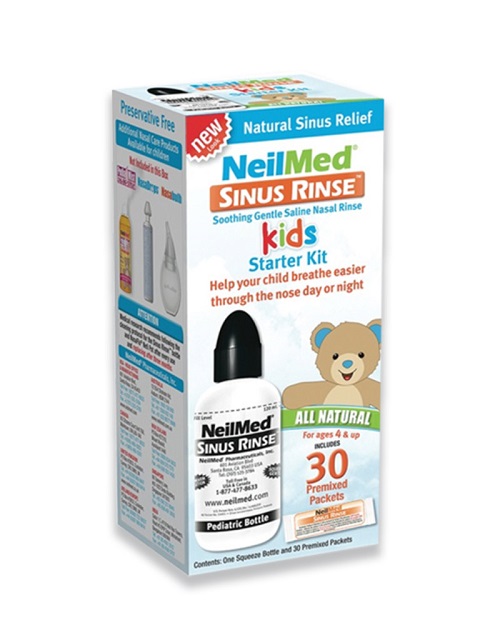 Bình rửa mũi NeilMed trẻ em (30 gói muối)