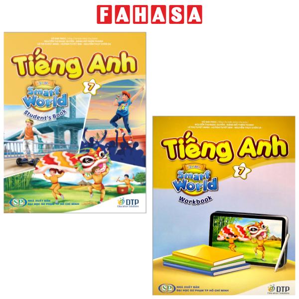 Fahasa - combo sách hay sách tiếng anh 7 i-learn smart world - student's book + workbook