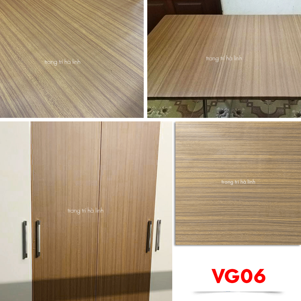 Giấy decal dán gỗ chống nước bụi bẩn khổ 1.2m đẹp giá rẻ
