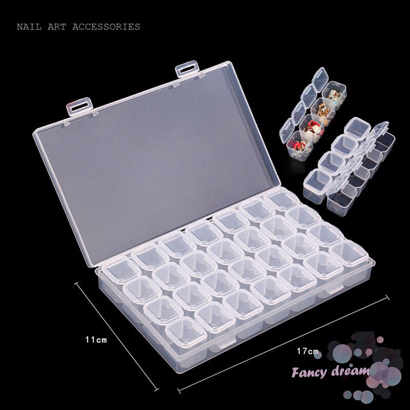 Hộp đựng đá Nail 28 ô
