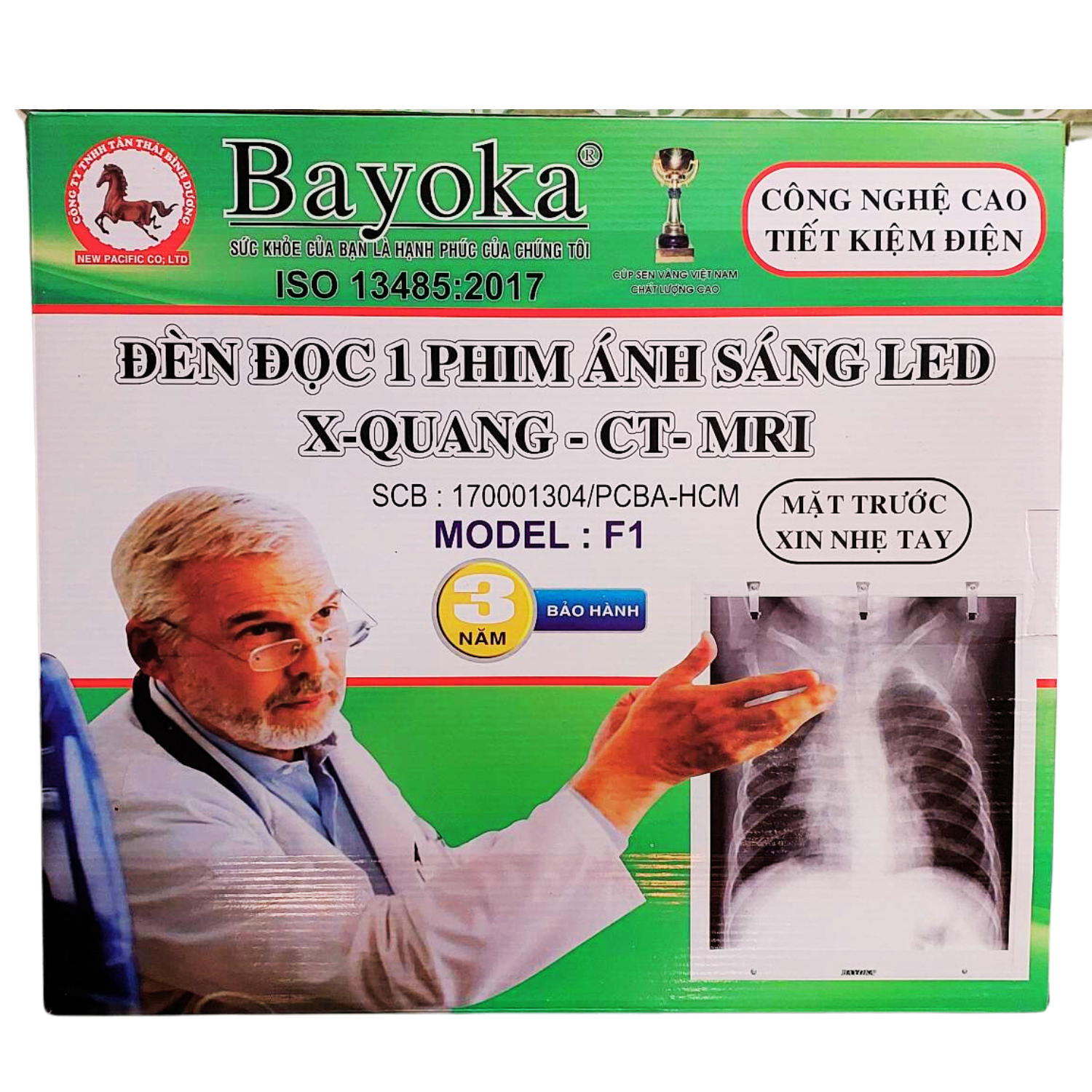 Đèn đọc 1 phim X Quang bóng led BAYOKA