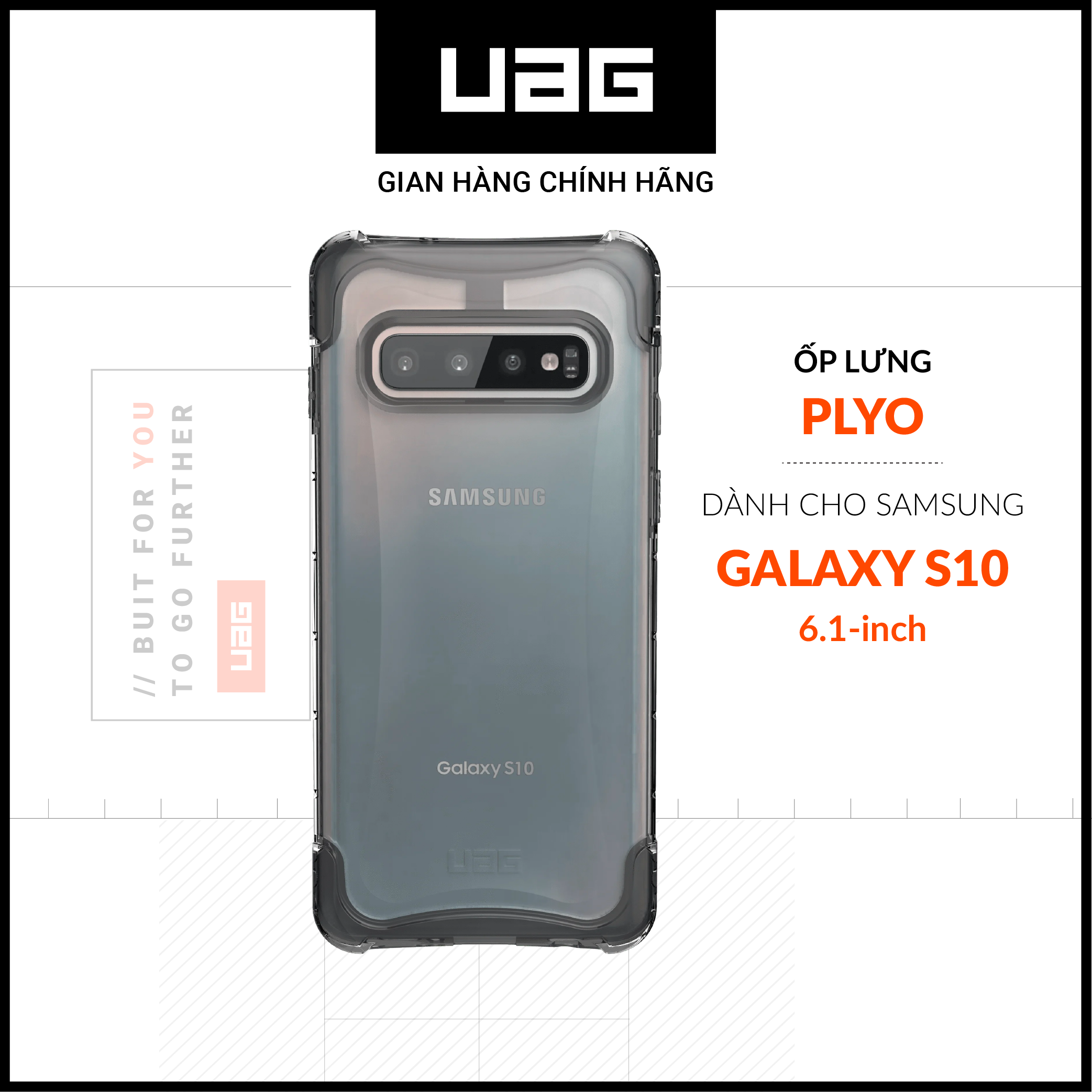 Ốp lưng uag plyo cho samsung galaxy s10