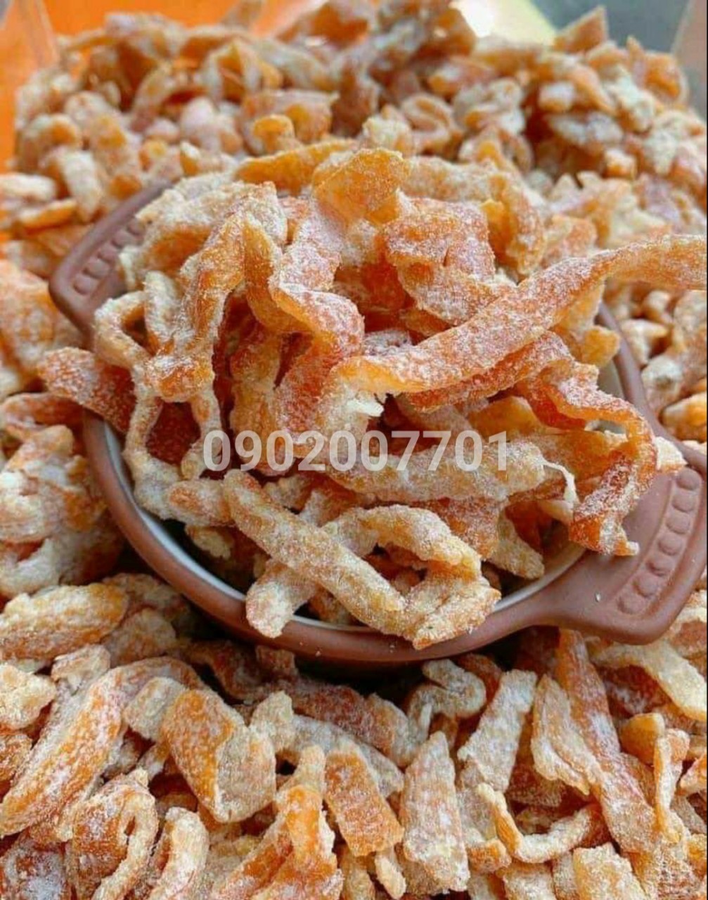 500g Quất trần bì - vỏ quýt sấy cam thảo thơm nồng- đồ ăn vặt-ăn vặt-tết
