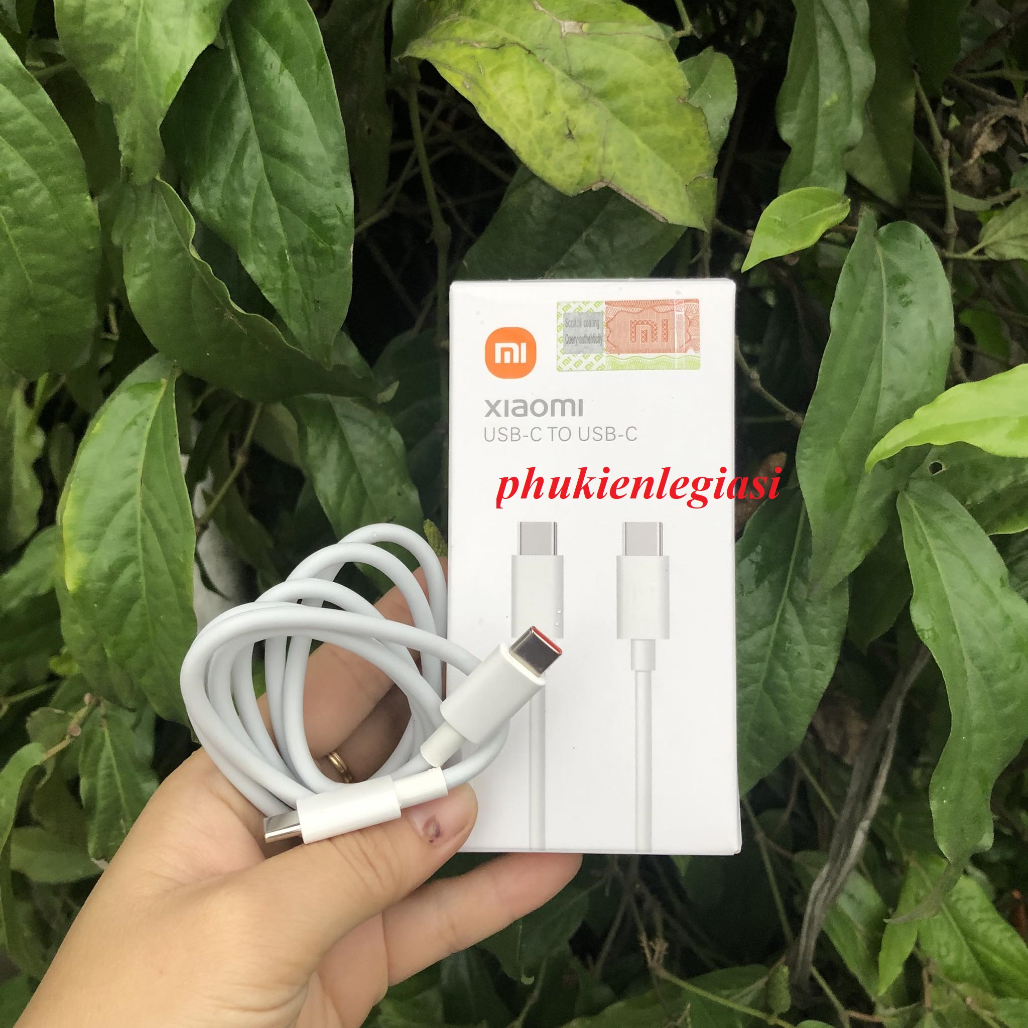 Cáp sạc XIAOMI Type C to Type C hỗ trợ sạc nhanh